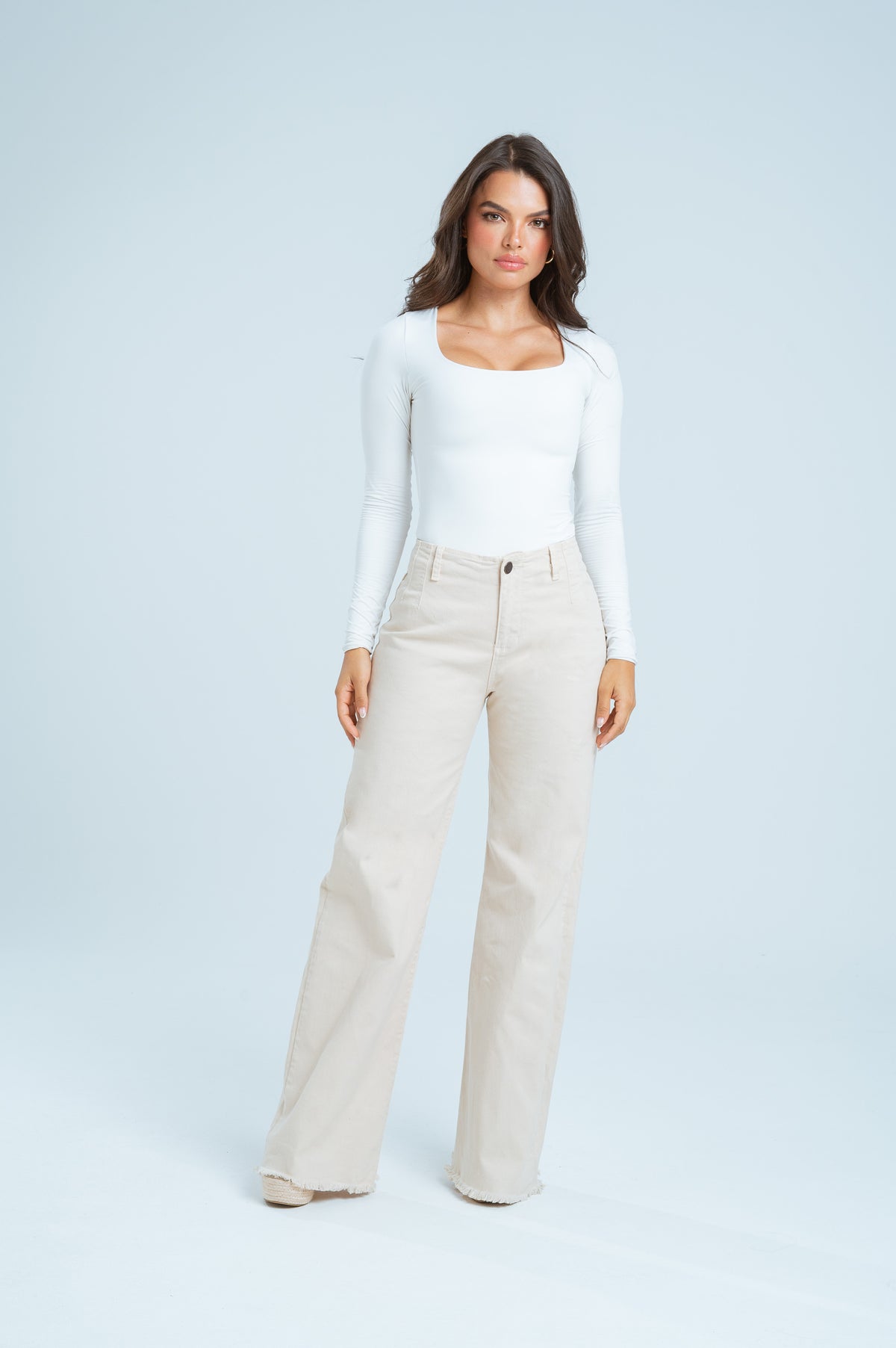 Mom Flare Beige REF. 1620