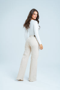 Mom Flare Beige REF. 1620
